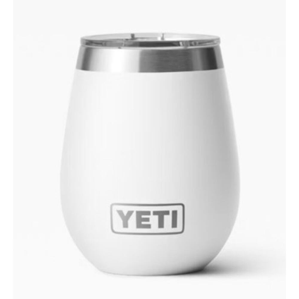 YETI Rambler 10 oz Wine Tumbler Magslider Lid Stainless Steel Vac Insulated NEW